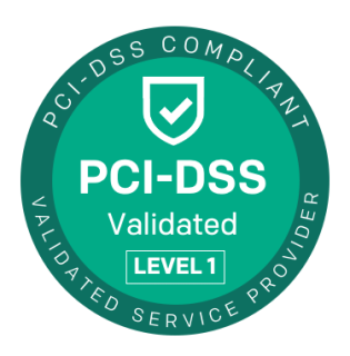 PCI DSS Validated Level 1 Service Provider